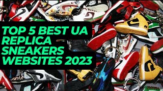 TOP 5 BEST UA REPLICA SNEAKERS WEBSITES 2023 [upl. by Yard]