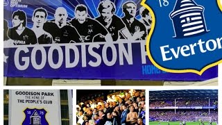 Everton fans at Goodison Park [upl. by Oiramat]