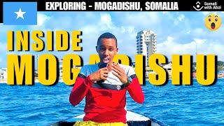 Inside Mogadishu  Explore Somalia with me  Lido Beach [upl. by Urd]