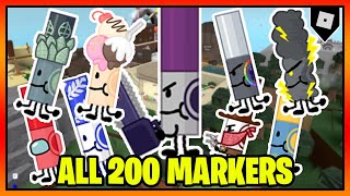 How to get ALL 200 MARKERS in FIND THE MARKERS  Roblox [upl. by Hailey]