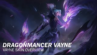 Dragonmancer Vayne Skin Preview  League of Legends [upl. by Enitsenrae]