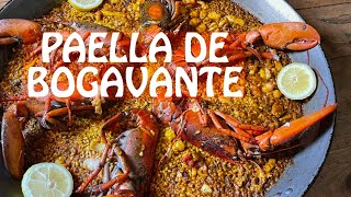 PAELLA DE BOGAVANTE  La mejor Paella Valenciana de Marisco [upl. by Eihcir]