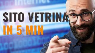 Come creare un sito vetrina con lAI Tutorial semplice [upl. by Atterual625]