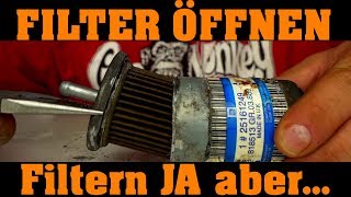 KRAFTSTOFFFILTER ÖFFNEN  WARUM DIESER KRASSE UNTERSCHIED 🔧🔧🔧 [upl. by Dahsraf]