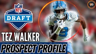 Pittsburgh Steelers Tez Walker WR North Carolina Draft Profile w Film [upl. by Bourke305]