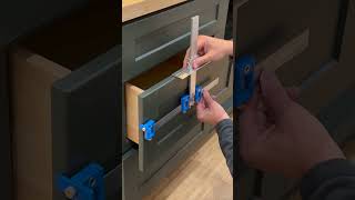 Install Cabinet Handles with King amp Charles Jig [upl. by Myrwyn]