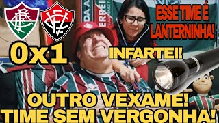 REACT  TIME SEM VERGONHA  FLUMINENSE 0X1 VITÓRIA [upl. by Atteniuq]