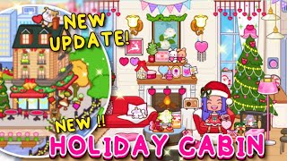 Miga World NEW UPDATE❗ HOLIDAY CABIN 🏡🎄 NEW LOCATION UPDATEMiga town tocaboca [upl. by Singer]