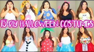 15 DIY Halloween Costumes Last Minute Cute amp Easy [upl. by Neema]