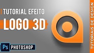 Como Criar Logo 3D no Photoshop em 7 Minutos Tutorial Passo a Passo [upl. by Myrlene727]