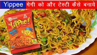 How to Make Yippee maggie Noodles at home with some tasty ingredients । Yippee maggie recipe [upl. by Kellby]