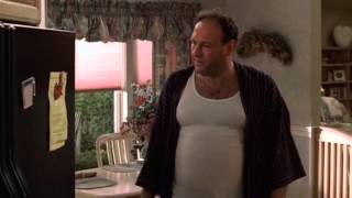 Tony mad at Janice broke his phone  The Sopranos HD [upl. by Lyrred]