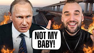 The Kerch Bridge JUST EXPLODED  Ukraine War Update [upl. by Edivad]