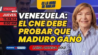 Judicializar al CNE es la solución EsLaHoraDeHablar con Luisa Ortega Díaz [upl. by Okiek]