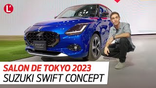 SUZUKI Swift 2024 A bord de la citadine au Salon de Tokyo [upl. by Notrub207]