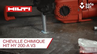 Installation de la platine avec le système Safeset et la cheville chimique HITHY 200A V3 [upl. by Mcleod]