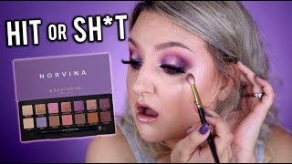 WORTH YOUR  ABH NORVINA EYESHADOW PALETTE FIRST IMPRESSION  REVIEW [upl. by Zetram]