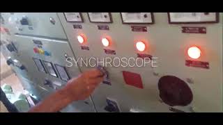 synchronizing of two alternator by synchroscope [upl. by Isbel]