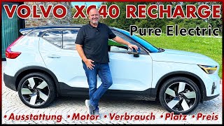 Volvo XC40 recharge single motor  reallife range test done by an ecodriving professional [upl. by Lancey]