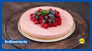 Erdbeertorte Rezept  Lidl Österreich [upl. by Mueller]