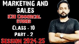 Marketing and Sales Class 10 ICSE  Objectives of Marketing  ICSE Commercial Studies Class 10 [upl. by Fine676]