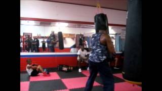 Amateur boxer Kareem Goodman working out talks about his upcoming pro debut [upl. by Friedrick]