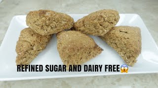 How To Make Delicious Vegan Coconut Scones [upl. by Onailimixam619]