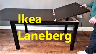 Ikea Laneberg extendable table [upl. by Brand]