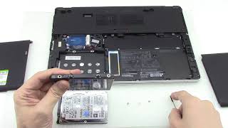 How to install SSD on HP EliteBook Folio 9470m [upl. by Harlene]