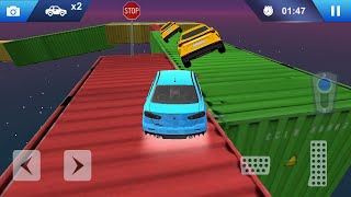 Car Racing On Impossible Track  Car Stunts Racing 3D  Android Gameplay [upl. by Harak]