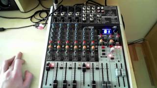 Behringer Xenyx X1204USB Review Teil 1 GermanNight Catcher [upl. by Anih]