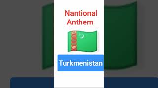 Turkmenistan Flag and National Anthem viralvideo shorts [upl. by Carce607]