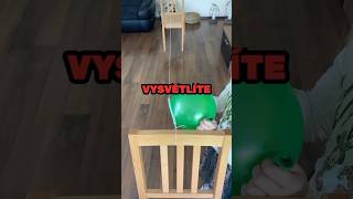 Pozor‼️střílí🎈 věda pokus experiment jevy fyzika experiments [upl. by Bramwell]