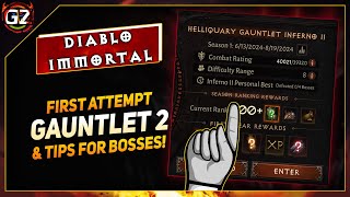 Helliquary Gauntlet 2  First Attempt amp Attack Pattern Tips  Diablo Immortal [upl. by Coppola]