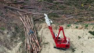 Madill 124 at work in the Hawkes Bay region of NZ  Porter Equipment [upl. by Sualkin]