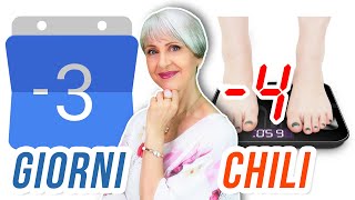 COME DIMAGRIRE VELOCEMENTE con la DIETA dei 3 GIORNI PERDI fino a 4 CHILI [upl. by Afnin313]