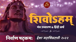 निर्वाण षट्कम NIRVAN SHATKAM with Hindi meaning  Mahashivratri  Sadhguru Hindi [upl. by Hsirap637]