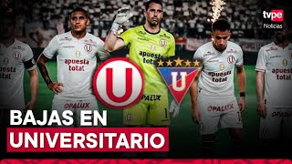 Universitario vs LDU el cuadro crema presenta cuatro bajas para el debut en Copa Libertadores [upl. by Ettenawtna771]