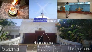 Buddhist monastery in Bangalore Nagasena Buddha Vihar  Birthday special [upl. by Zeba235]