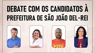 PRIMEIRO DEBATE COM CANDIDATURAS À PREFEITURA DE SJDR 109 [upl. by Johnath]