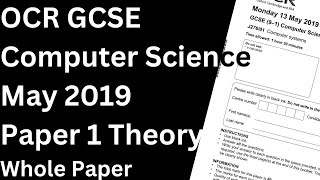 Ace that Paper with Practice through the 2019 Paper 1 Theory for OCR GCSE [upl. by Kirat237]