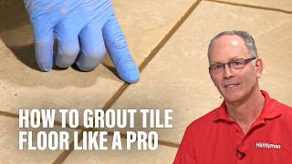 How to Grout Tile Floor Like a Pro [upl. by Knut819]