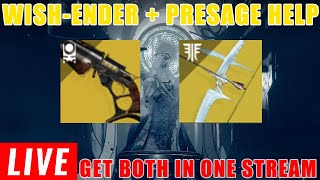 LIVE  Destiny 2 Presage Help Stream  WishEnder Help Get your Dead Mans Tale Crafted [upl. by Frey]