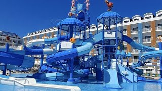 Arcanus Trendline Resort Side  Türkei All Inclusive Urlaub mit Kindern Rutschen Strandbar [upl. by Eenahc197]