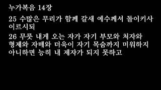 빠른성경통독16배속 0712 누가복음 1115 출애굽기 0610 [upl. by Furlong]