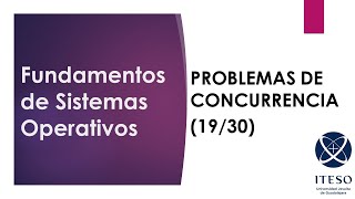 Sistemas Operativos Problema de la concurrencia 19 Semáforos barbería no equitativa [upl. by Ham]