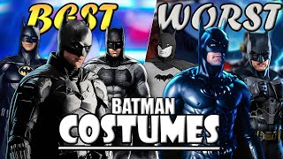 Batman Best and Worst Live Action Costumes [upl. by Ingles769]