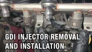 GDI Injector Removal and Installation [upl. by Aicatsanna]