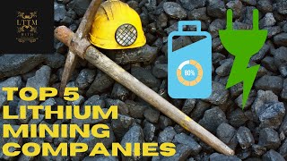 Top 5 Lithium Mining Companies and Who They Are [upl. by Ibob]