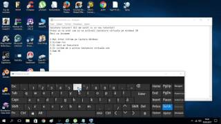 Cum sa va activati tastatura virtuala pe Windows 10  Tutorial [upl. by Desi369]